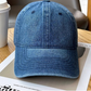 🔥 Pro-Favorite Unisex Washed Denim Baseball Cap – Denim Cotton Blend – Breathable 🧢