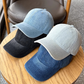 🔥 Pro-Favorite Unisex Washed Denim Baseball Cap – Denim Cotton Blend – Breathable 🧢