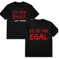 🔥 Pro-Favorite Funny German Slogan Men's Black T-Shirt – Polyester – Breathable 🇩🇪