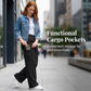 🎉 LIMITED TIME 50% OFF! 👖 Women's Casual Elastic Waistband Sports Pants – Breathable & Lightweight with Cargo Pockets 🏃‍♀️