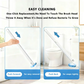 🚽 50% OFF! ✨ Disposable Toilet Brush Set – Auto-Flip Lid, 18 Scented Refill Heads & Integrated Cleaner – Use & Toss, No Messy Hands – Hygienic Bathroom Essential 🧼