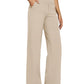 🎁 2026 NEW ARRIVALS 50% OFF! 💥 Women's High Waist Stretch Casual Yoga Wide Leg Pants – Super Elastic Waistband & 4 Pockets 👖