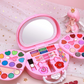 💖👛Kids Washable Makeup Toy Set with Portable Pink Handbag
