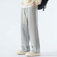 🔥 Pro-Favorite Men's Casual Loose Straight Leg Drawstring Pants – Cotton Blend – Breathable 👖