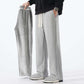 🔥 Pro-Favorite Men's Casual Loose Straight Leg Drawstring Pants – Cotton Blend – Breathable 👖