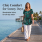 🌸 LIMITED TIME 50% OFF! 👚 Women's Casual V-Neck Top – Soft Fabric & Relaxed Fit – Easy Style for Every Day 😌