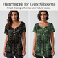 🌸 LIMITED TIME 50% OFF! 👚 Women's Casual V-Neck Top – Soft Fabric & Relaxed Fit – Easy Style for Every Day 😌