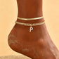 🌸 LIMITED TIME 50% OFF! ✨ Dainty Layered Gold Initial Anklets – Elegant Design, Lightweight & Adjustable – Perfect for Everyday Charm & Gifting 💛