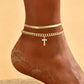 🌸 LIMITED TIME 50% OFF! ✨ Dainty Layered Gold Initial Anklets – Elegant Design, Lightweight & Adjustable – Perfect for Everyday Charm & Gifting 💛
