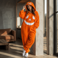 🎉 LIMITED TIME 50% OFF! 🎃 Unisex Halloween Pumpkin Hooded Jumpsuit – Festive Onesie with Built-In Pumpkin Face 🎭