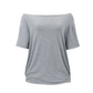 🎉 LIMITED TIME 50% OFF! 👚 Women's Casual Off-Shoulder T-Shirt – Asymmetrical Neckline & Drop-Shoulder Sleeves 🌸