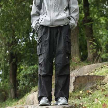 🔥 Pro-Favorite Men's Parachute Cargo Pants – Polyester – Breathable 🪂