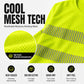 🔥 Pro-Favorite Men's High Visibility Reflective Safety Work Top – Blended Material – Breathable 🦺
