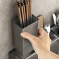 🍽️ 50% OFF! ✨ Multifunctional Kitchen Chopstick Cage & Knife Holder – Zoned Storage, Hollowed Drainage Design & Premium Carbon Steel – Clear Messy Countertops in One Go 👨‍🍳