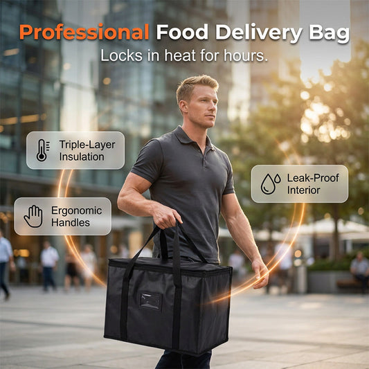 🧊 LIMITED TIME 50% OFF! 🔥 Large Insulated Bag – Multi-Layer Thermal Lock, Waterproof & Heavy-Duty 🛍️