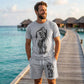 🔥 Pro-Favorite Men's Meaningful Printed Outfit Set – Premium Blend – Breathable 👕