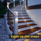 🌸 Waterproof Outdoor Solar Deck Lights – Solar Powered, Gentle Glow & Easy Install