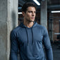 🔥 Pro-Favorite Men's Breathable Long-Sleeve Hooded T-Shirt – Polyester – Breathable 🎯