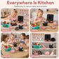 🍳 50% OFF! ✨ Kids' Toy Kitchen Set – Realistic Induction Cooker with Live Cooking Sounds, Cuttable Play Food & Certified Safe ABS – Camping Adventures & Pretend Cooking Fun 🏕️