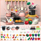 🍳 50% OFF! ✨ Kids' Toy Kitchen Set – Realistic Induction Cooker with Live Cooking Sounds, Cuttable Play Food & Certified Safe ABS – Camping Adventures & Pretend Cooking Fun 🏕️