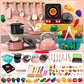 🍳 50% OFF! ✨ Kids' Toy Kitchen Set – Realistic Induction Cooker with Live Cooking Sounds, Cuttable Play Food & Certified Safe ABS – Camping Adventures & Pretend Cooking Fun 🏕️