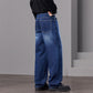 🔥 Pro-Favorite Men's Vintage Wash Wide-Leg Jeans – Blended Fabric – Breathable 👖