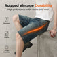 🔥 Pro-Favorite Men's Vintage Relaxed Fit Denim Shorts – Cotton Blend – Breathable 🩳
