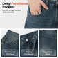 🔥 Pro-Favorite Men's Vintage Relaxed Fit Denim Shorts – Cotton Blend – Breathable 🩳
