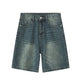 🔥 Pro-Favorite Men's Vintage Relaxed Fit Denim Shorts – Cotton Blend – Breathable 🩳