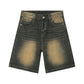 🔥 Pro-Favorite Men's Vintage Relaxed Fit Denim Shorts – Cotton Blend – Breathable 🩳