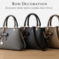 👜 LIMITED TIME 50% OFF! ✨ Women's Fashion Handbag with Crossbody Strap – Large Capacity, Zipper Closure & Bow Decoration 🌸