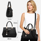 👜 LIMITED TIME 50% OFF! ✨ Women's Fashion Handbag with Crossbody Strap – Large Capacity, Zipper Closure & Bow Decoration 🌸