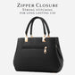 👜 LIMITED TIME 50% OFF! ✨ Women's Fashion Handbag with Crossbody Strap – Large Capacity, Zipper Closure & Bow Decoration 🌸
