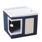 🐱 LIMITED TIME 50% OFF! 🏠 Foldable 2-in-1 Cat Cube House – Dual-Level, Scratch Pad & Comfy – Space-Saving & Portable for Cats 🐾✨