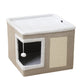 🐱 LIMITED TIME 50% OFF! 🏠 Foldable 2-in-1 Cat Cube House – Dual-Level, Scratch Pad & Comfy – Space-Saving & Portable for Cats 🐾✨