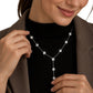 📢 LIMITED TIME 50% OFF! ⏰ Women's Elegant Y-Shaped Drop Necklace – Geometric Crystal Pendant with Sparkle Finish ✨