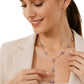 📢 LIMITED TIME 50% OFF! ⏰ Women's Elegant Y-Shaped Drop Necklace – Geometric Crystal Pendant with Sparkle Finish ✨