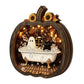 🎉 LIMITED TIME 50% OFF! 🎃 Halloween Wooden Pumpkin Tabletop Decor – Double-Layer Wood Construction with Festive Charm 🍂