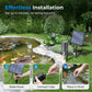 🎉 2026 SALE 50% OFF! 🐟 Solar Powered Pond Aerator – Outdoor Fish Pond Oxygen Pump with Air Stone ✨