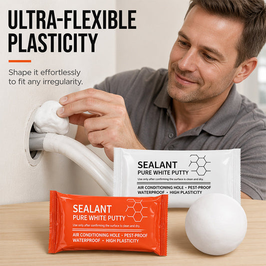 🎉 LIMITED TIME 50% OFF! 🧱 Waterproof Wall Hole Sealing Clay for Air Conditioner Pipes – High-Plasticity Sealant Mud with Expanding Agent 🔧