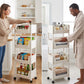 🎉 LIMITED TIME 50% OFF! 🛒 Multi-Tier Rolling Storage Cart for Narrow Spaces – Slim Profile, Smooth Wheels & Large Capacity 📦