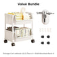🎉 LIMITED TIME 50% OFF! 🛒 Multi-Tier Rolling Storage Cart for Narrow Spaces – Slim Profile, Smooth Wheels & Large Capacity 📦