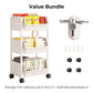 🎉 LIMITED TIME 50% OFF! 🛒 Multi-Tier Rolling Storage Cart for Narrow Spaces – Slim Profile, Smooth Wheels & Large Capacity 📦