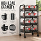 🎉 LIMITED TIME 50% OFF! 🛒 3/4-Tier Mobile Mesh Storage Utility Cart with Wheels – Space-Saving Metal Wire Rolling Cart 🏠