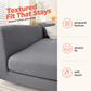 🎉 LIMITED TIME 50% OFF! 🛋️ Universal Stretch Jacquard Sofa Slipcover – Textured Fit, Full-Wrap Protection & Everyday Comfort ✨