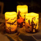 🎉 LIMITED TIME 50% OFF! 🎃 3Pcs Halloween Battery Operated Flameless LED Candles – Realistic Flicker, Safe & Spooky Decor 🕯️