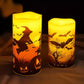 🎉 LIMITED TIME 50% OFF! 🎃 3Pcs Halloween Battery Operated Flameless LED Candles – Realistic Flicker, Safe & Spooky Decor 🕯️