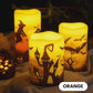 🎉 LIMITED TIME 50% OFF! 🎃 3Pcs Halloween Battery Operated Flameless LED Candles – Realistic Flicker, Safe & Spooky Decor 🕯️