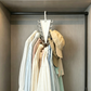📢 50% OFF! ⏰ Multifunctional Triangle Closet Organizer – V-Shaped Space-Saving Design, Double-Sided Hooks & 360° Rotating Hook – Declutter Your Wardrobe in Style ✨