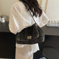 📢 LIMITED TIME 50% OFF! ⏰ Retro Large Capacity Chain Strap Shoulder Bag – Vintage Denim Design with Spacious Main Compartment 👜